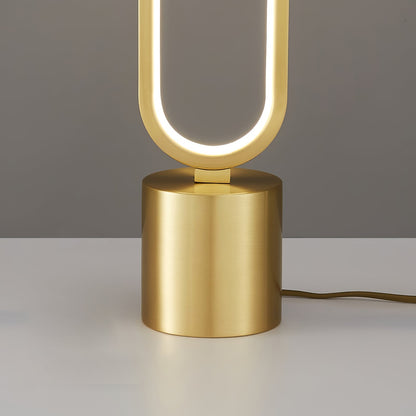 Avelon | Table Lamp With Integrated LED And Brass Accents