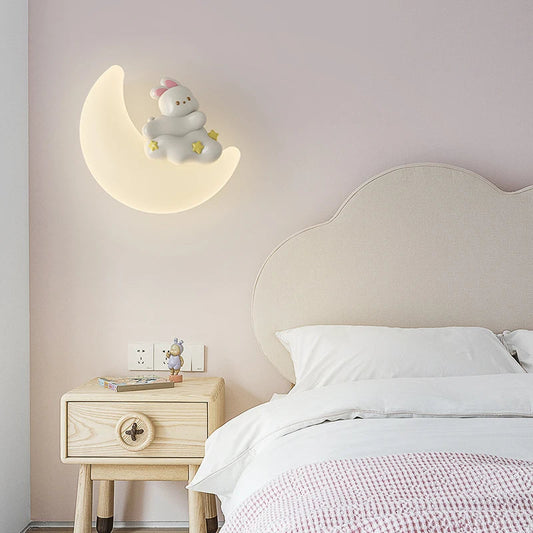 Selene Glow Moon Wall Lamp in Opulent Soft Ambient Light