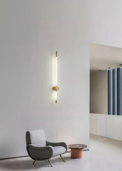 Lunora | Vertical LED Wall Lamp for Modern Interiors