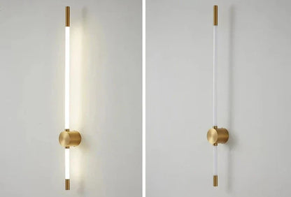 Lunora | Vertical LED Wall Lamp for Modern Interiors