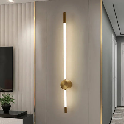 Lunora | Vertical LED Wall Lamp for Modern Interiors