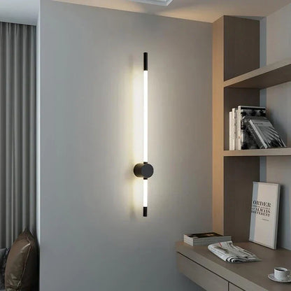 Lunora | Vertical LED Wall Lamp for Modern Interiors