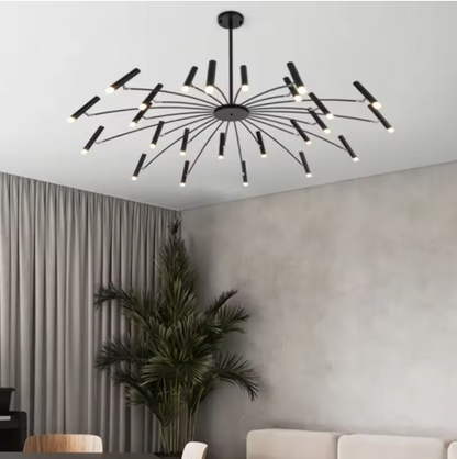 VernoGlow | Elegant Mid-Century Modern LED Chandelier