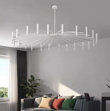 VernoGlow | Elegant Mid-Century Modern LED Chandelier