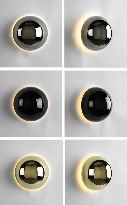 Nodra Nordic Wall Lamp in Aluminium and Acrylic for Bedroom