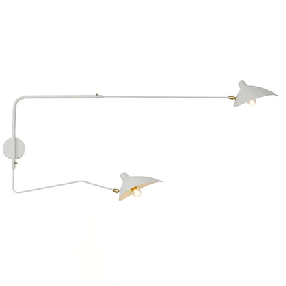 LumenaLuxe Dual-Arm Wall Lamp For Flexible Lighting