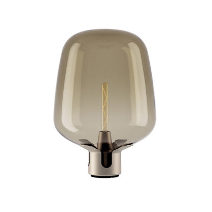 AuroraGlass Elegant Table Lamp With Warm LED Ambient Glow