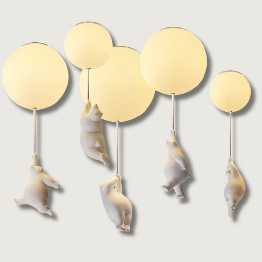 LumaBear | Cozy Bear Ceiling Light for Children's Room