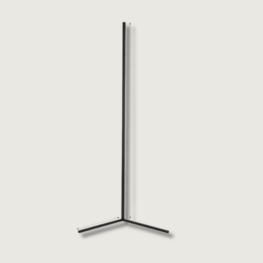 LumaEdge RGB Corner Lamp In Sleek Aluminum Ambient Light