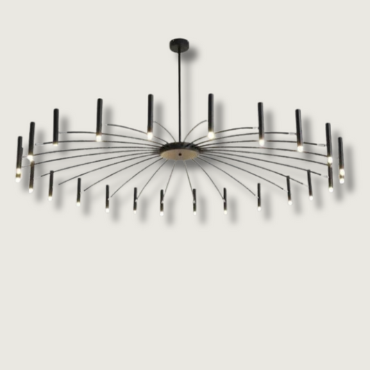 VernoGlow | Elegant Mid-Century Modern LED Chandelier