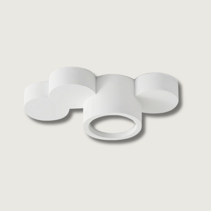 Lunara Paintable Round Ceiling Light For Modern Interiors