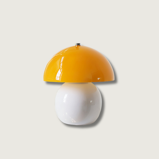 MiraGlow Mushroom Ceramic Table Lamp With Cool White Light