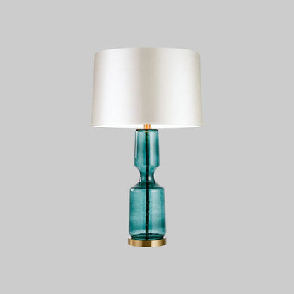 Aurelin Elegant Metal And Glass Table Lamp For Office
