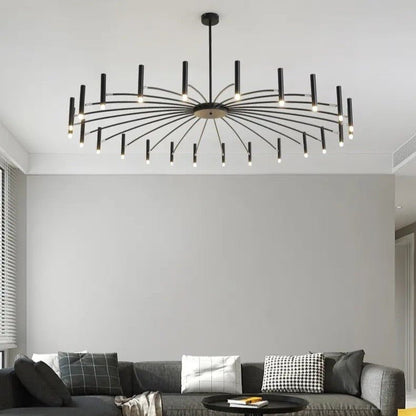 VernoGlow | Elegant Mid-Century Modern LED Chandelier