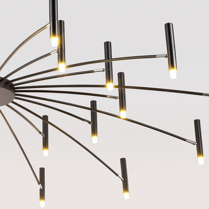 VernoGlow | Elegant Mid-Century Modern LED Chandelier