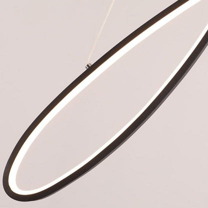 Solara | Elegant Modern LED Chandelier with Tone Options