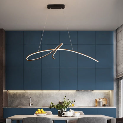 Solara | Elegant Modern LED Chandelier with Tone Options