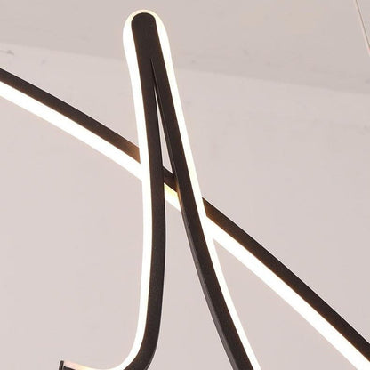 Solara | Elegant Modern LED Chandelier with Tone Options