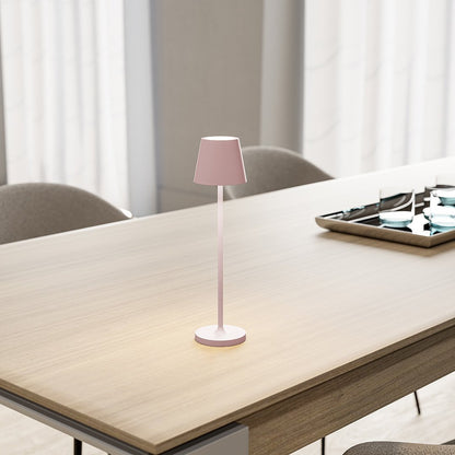 AuraGlow Portable LED Lamp with Touch-Dim Warm Light