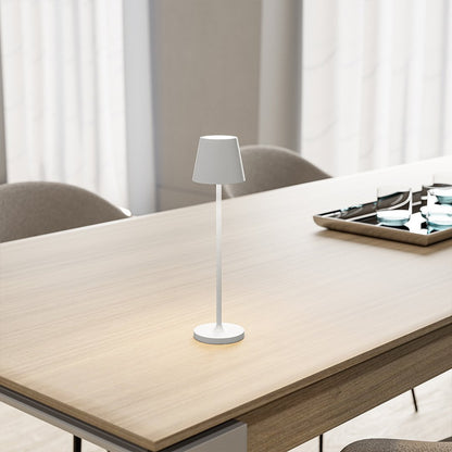 AuraGlow Portable LED Lamp with Touch-Dim Warm Light