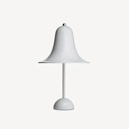 LumaCove | Rechargeable Touch Table Lamp, Brushed Metal
