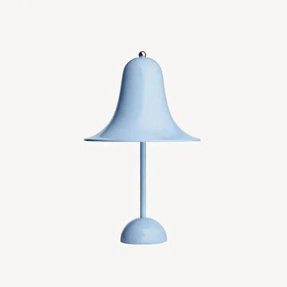 LumaCove | Rechargeable Touch Table Lamp, Brushed Metal