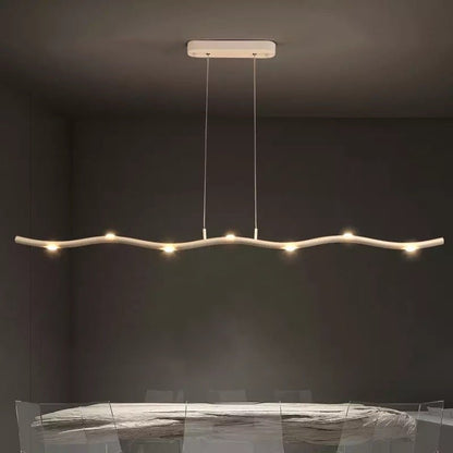 Novara Slim Linear LED Pendant Light for Kitchen Spaces