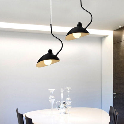Aureon Contemporary Metal Pendant Light For Dining Rooms