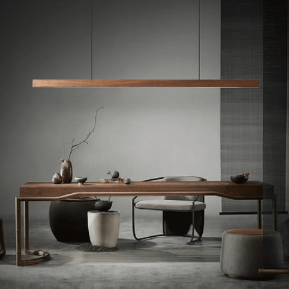 Sylvane | LED Wooden Pendant Light With Adjustable Height