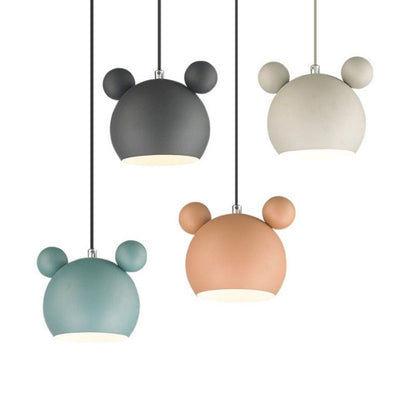 WhimsyGlow LED Mouse Ceiling Pendant Light For Kids