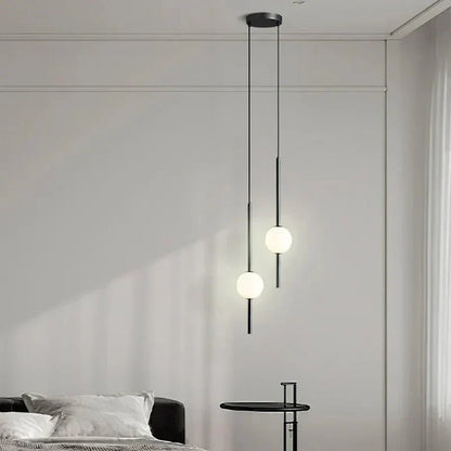 Aurelin | Modern LED Pendant Lamp in Wood Finish for Dining