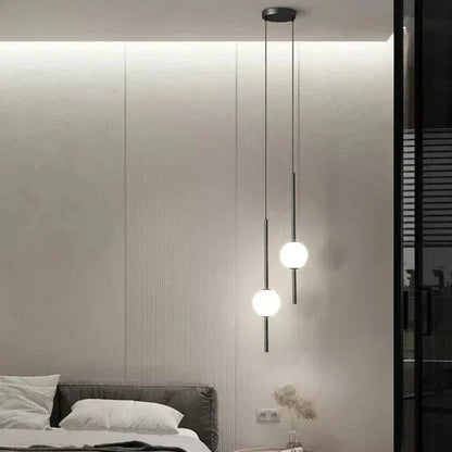 Aurelin | Modern LED Pendant Lamp in Wood Finish for Dining