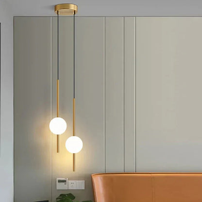 Aurelin | Modern LED Pendant Lamp in Wood Finish for Dining